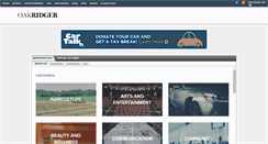 Desktop Screenshot of oakridger.travidia.com